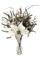 29" Poinsettia, Pine & Berry Spray – White Artificial Holiday Floral Stem 3 Pack